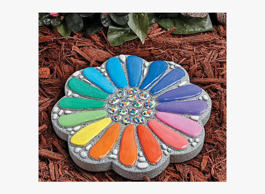 Paint Your Own Stepping Stone Flower By Mindware - Floral Design