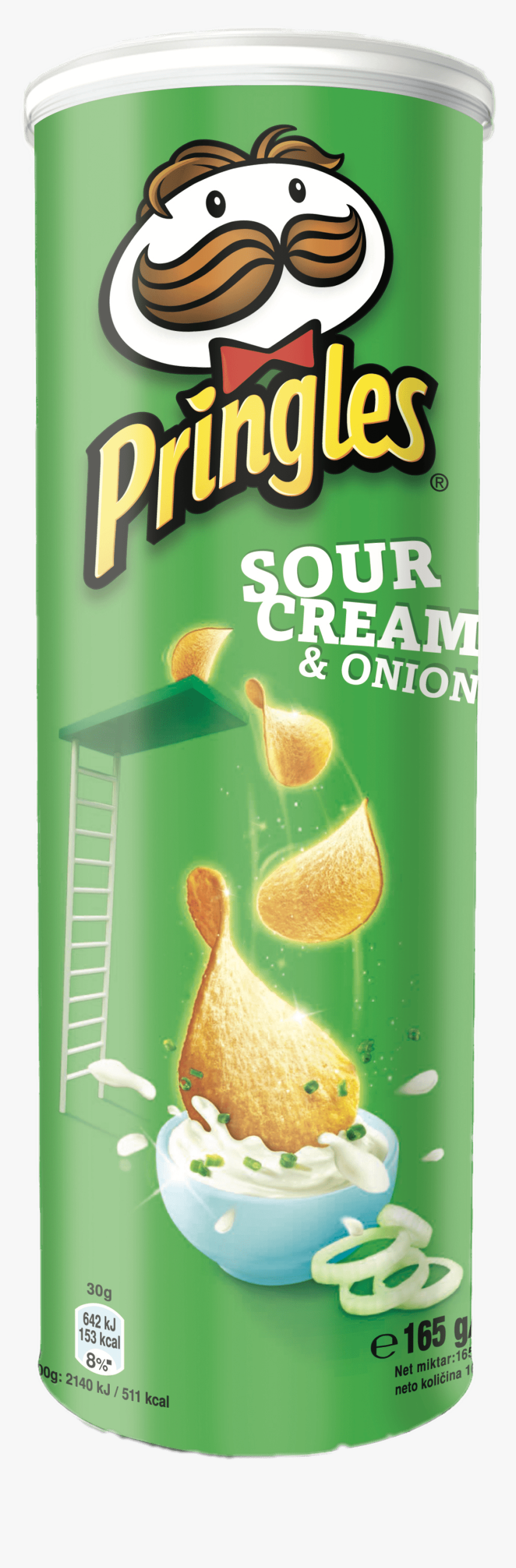 Pringles Sour Cream&amp;onions Transparent Png - Pringles Sour Cream And Onion