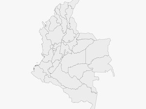 Mapa Colombia Departamentos Vector