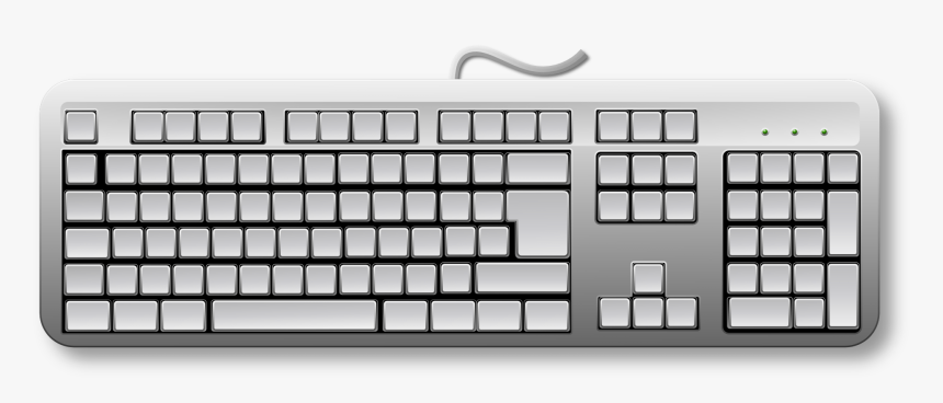Transparent Keyboard Clipart - C