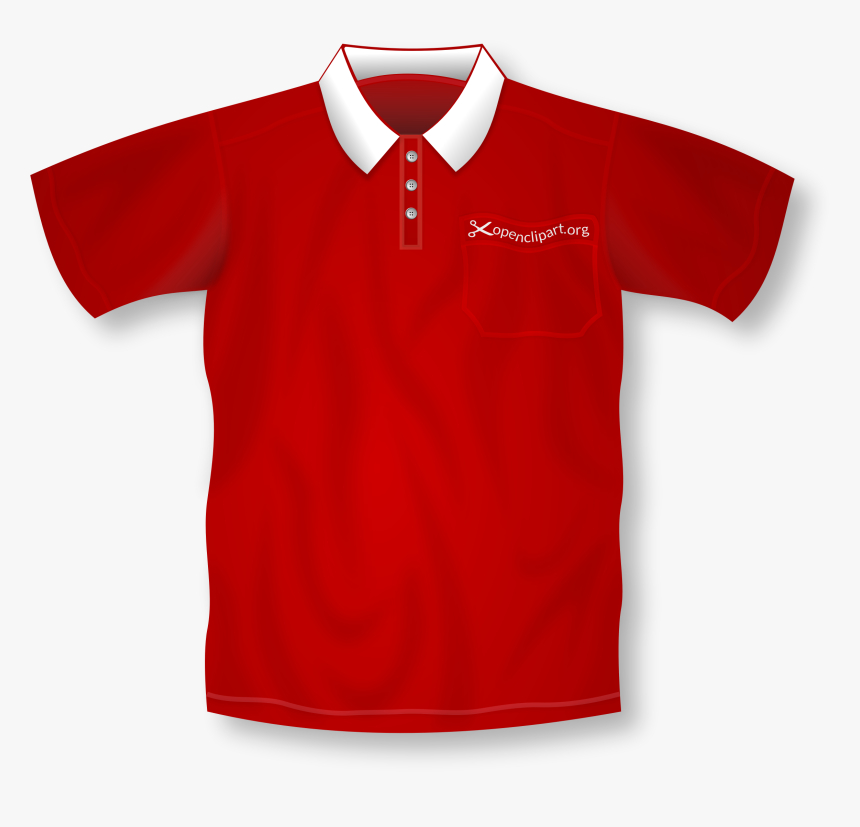 Red Polo Shirt Clip Arts - Polo Shirt Clipart