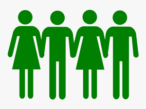 People Holding Hands Clipart Silhouette