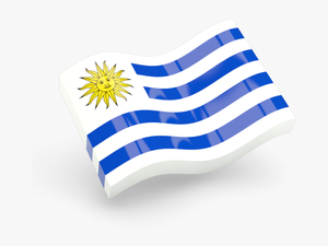 Glossy Wave Icon - Uruguay Flag Icon Png