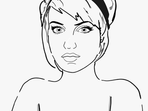 Sexy Face Woman Drawing