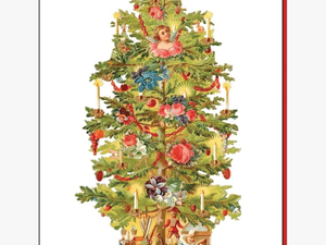 Vintagetree - Vintage Christmas Tree Png
