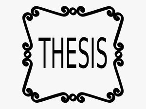 Thesis With Scrollwork Border Clip Art At Vector Clip - Simple Small Border Designs
