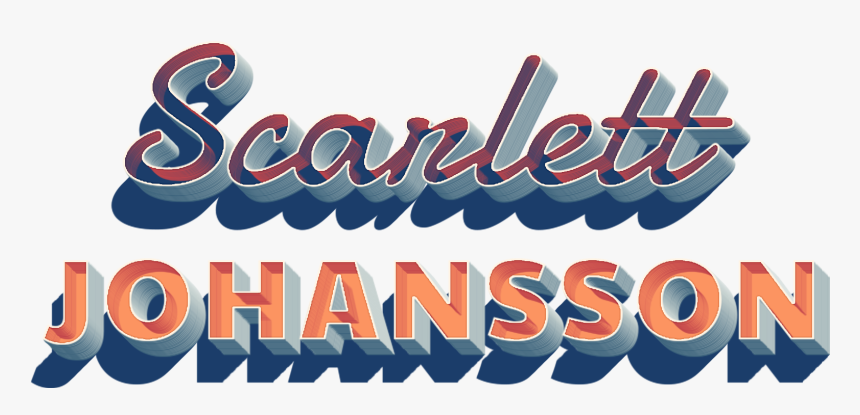 Scarlett Johansson Name Logo Png