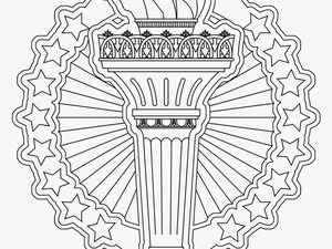 Liberty S Torch Coloring Page- Available In Jpg And - Statue Of Liberty National Monument