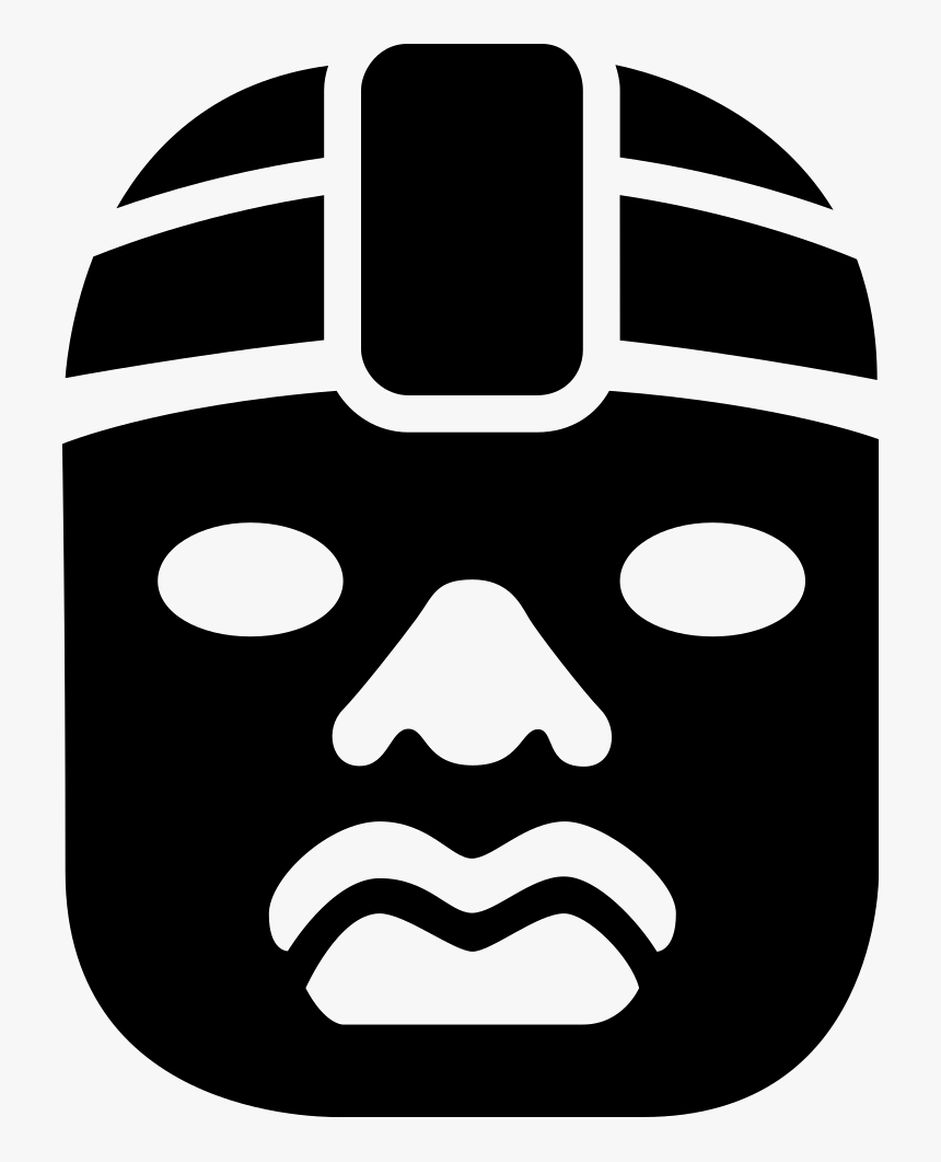 Olmeca Head Of Mexico - Olmec Clipart