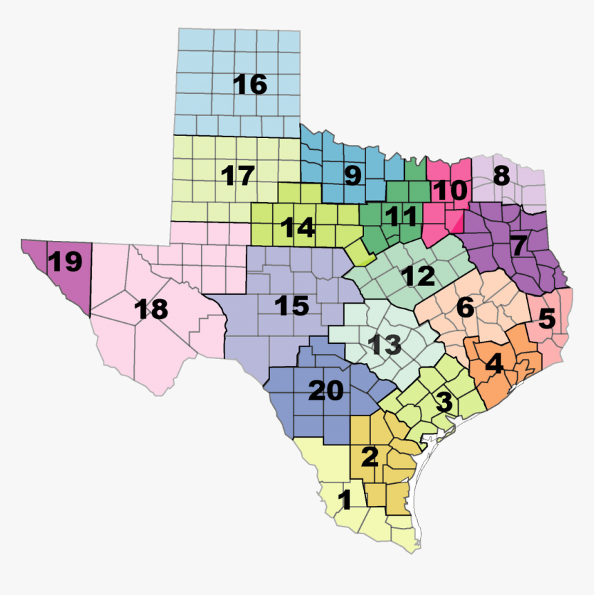 Escmap - Texas Esc Regions