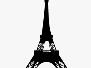 Eiffel Tower Outline - Eiffel Tower Silhouette Png