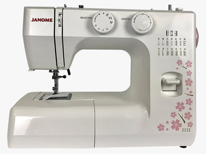 Save 50% Janome 2112 Cherry Blossom Easy To Use Sewing - Transparent Background Sewing Machine Png