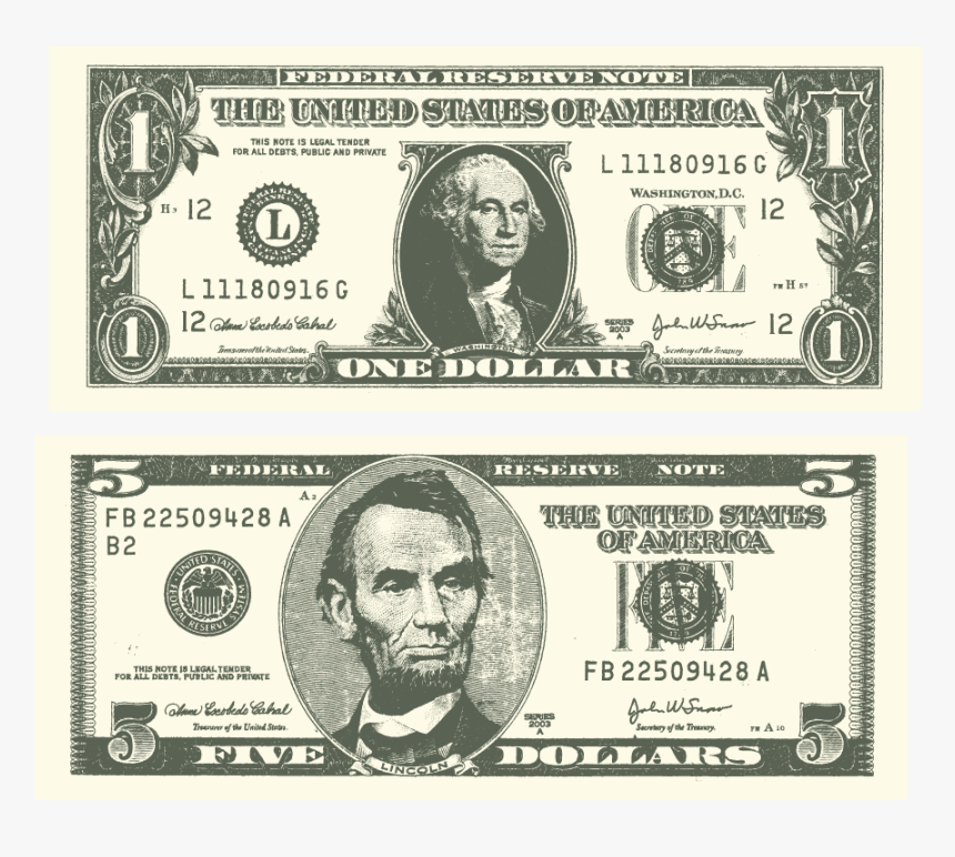United States One Dollar Bill United States Dollar - Dollar Bill Png