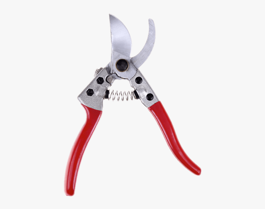 Garden Shears With Red Handles - Pruning Shears
