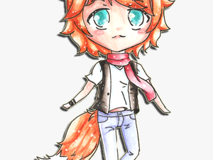 Vector Library Download Fox By Mystarrydreams On - Fox Boy Anime Drawing