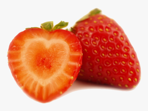 Heart Shaped Strawberry Png