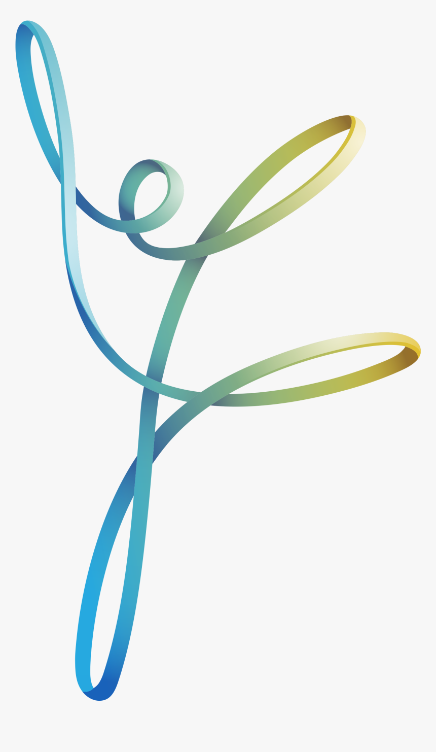 Transparent Blue Abstract Png - Ribbon Dancer Png