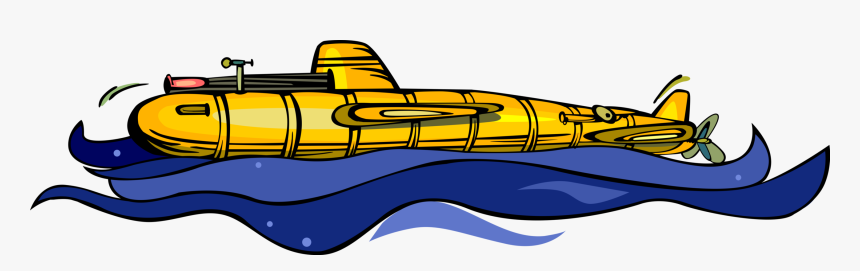 Prototype Navy Submersible Vector - Submarine Cliparts Transparent Background