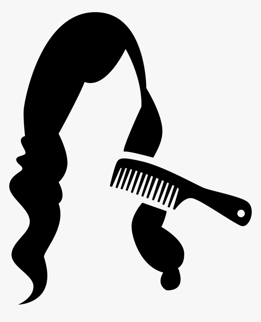 Transparent Comb Clipart - Hair 