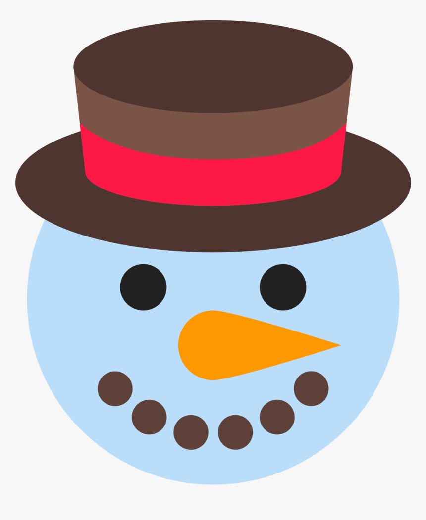 Face Clipart Snowman - Snowman F