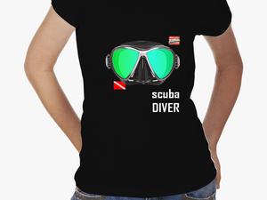 Transparent Kid Scuba Diver Clipart - Women Scuba Diving T Shirts