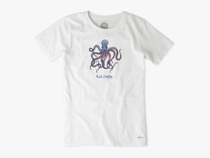 Women S Crafty Octopus Crusher Tee - Hilarious T Shirt For Men