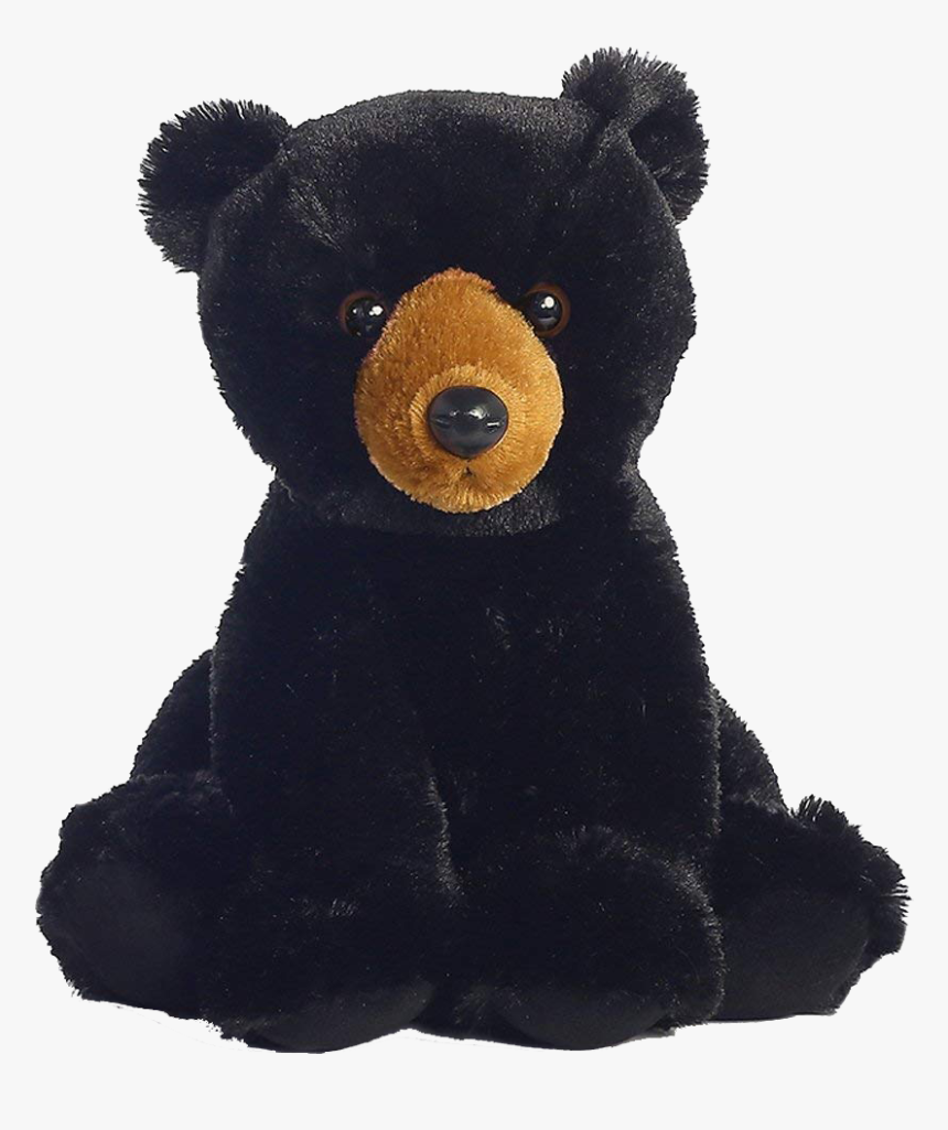 Black Bear Plush Aurora 14 Inches - Black Teddy Bear Png