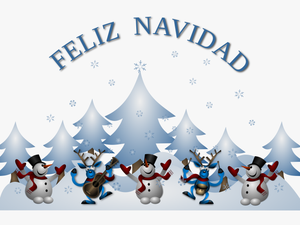 Feliz Navidad Card Front By Merlin2525 800px - Seasons Greetings Clipart