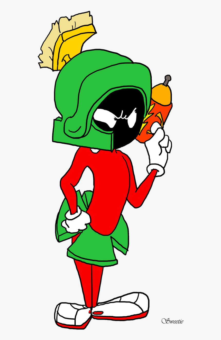Transparent Marvin The Martian Png - Cartoon