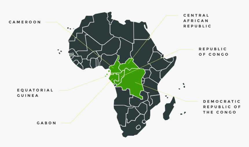 Transparent Africa Map Png - Africa Nigeria Map Vector