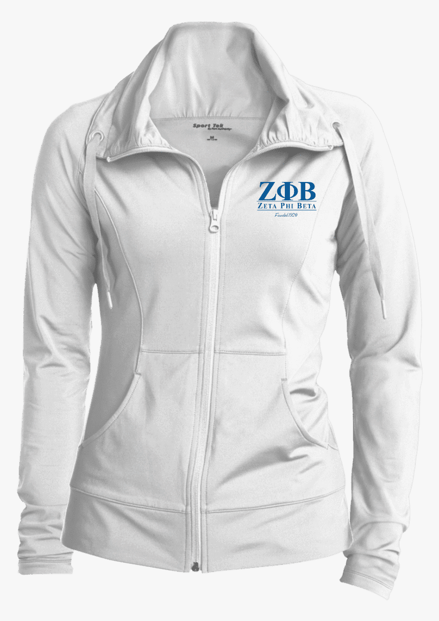 Transparent Zeta Phi Beta Png - Sport Tek Ladies Sport Wick Stretch Full Zip Jacket