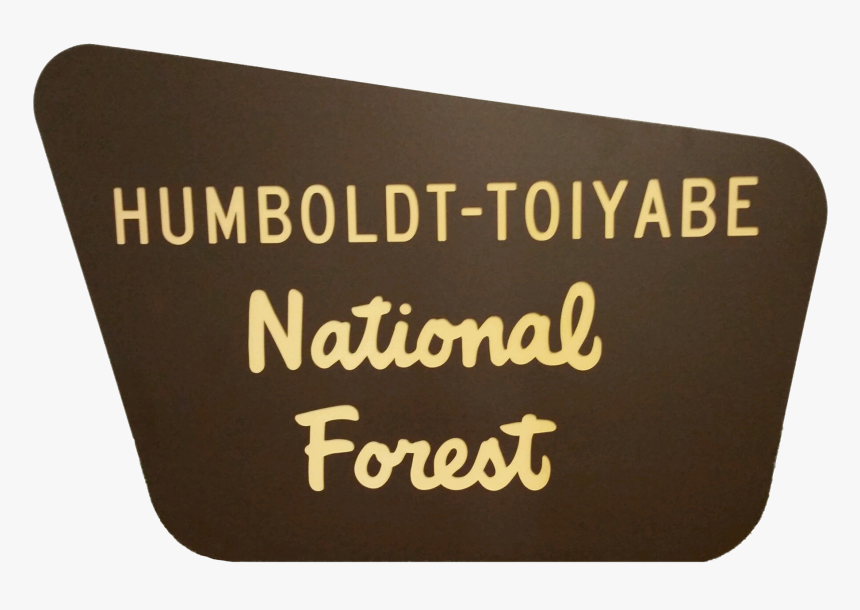 Humboldt-toiyabe National Forest Sign - National Forest Sign Png
