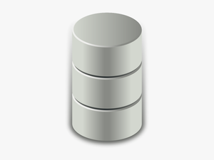Disk Drive Capacity Vector Icon - Database Clip Art