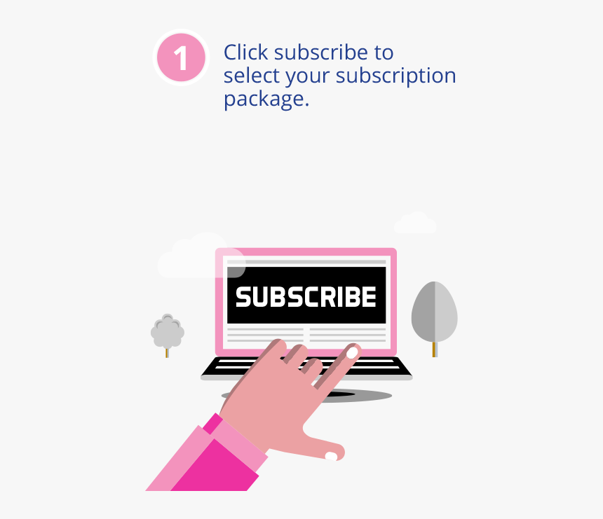 Click Subscribe To Select Your Subscription Package - Graphic Design