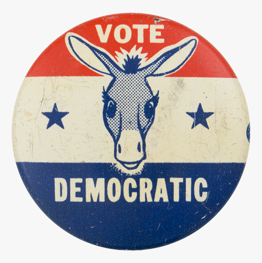 Vote Democratic Donkey Political Button Museum - Macys Logo
