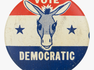 Vote Democratic Donkey Political Button Museum - Macys Logo
