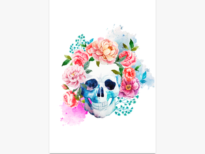 Caveira Com Flor - Day Of The Dead Flower Skull