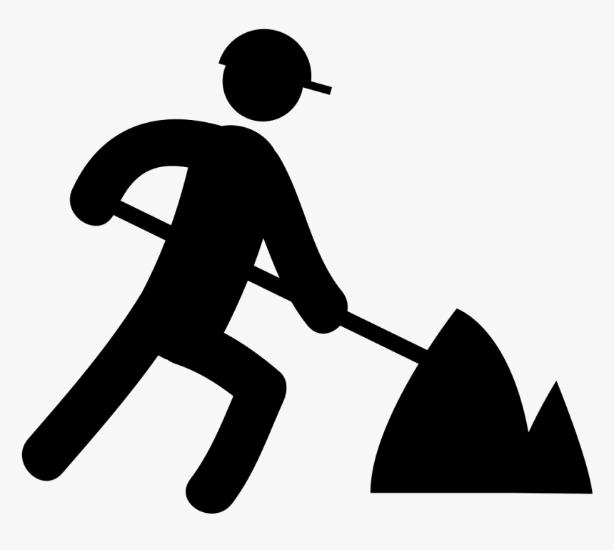 Computer Icons Mining Laborer Clip Art - Miner Silhouette Png