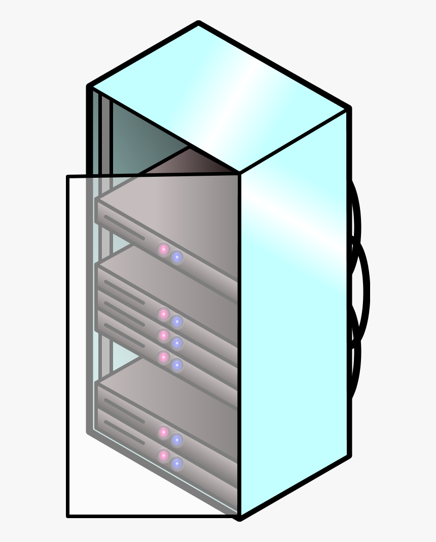 Vector Clip Art - Clipart Server Rack Png