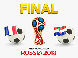 Fifa World Cup 2018 Final Match France Vs Croatia Png - 2018 Fifa World Cup
