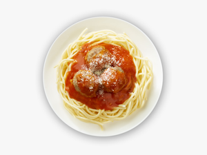 Spaghetti Aglio E Olio - Spaghetti And Meatballs Png