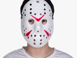 2018 White Plastic Jason Face Mask Halloween Hockey - Art Of Fighters Mask