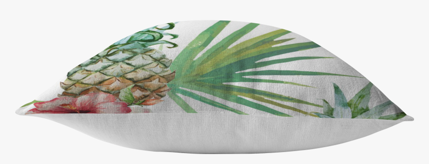 Tropical Plants Flowers Pineapple Pillow Graphic Art - Sardine