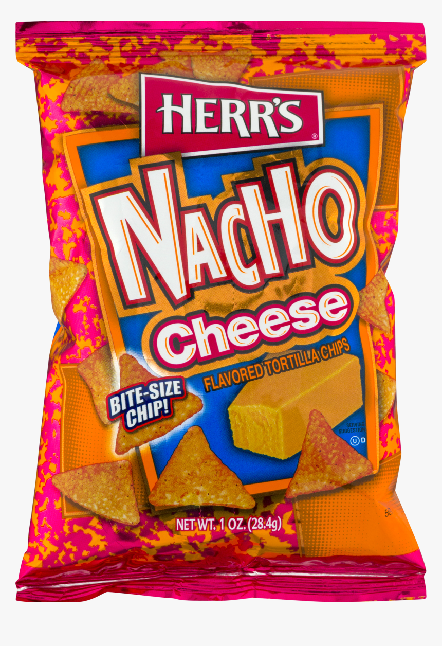 Transparent Dorito Bag Png - Herr-s Nacho Cheese Tortilla Chips