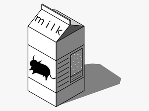 Drink Clipart Milk Carton - Low Fat Milk Cartoon