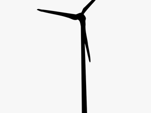 Wind Turbine Svg Clip Arts - Wind Turbine Vector Png