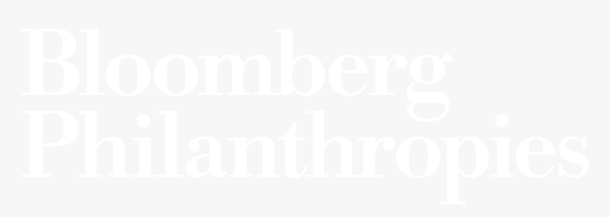 Bloomerg Philanthropies - Johns Hopkins Logo White