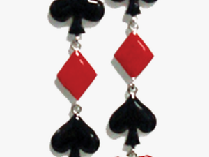Card Symbol Earrings - Card Themed Earrings