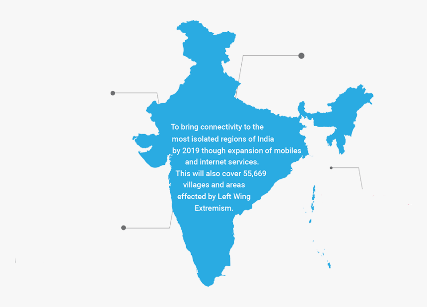 Connecting The Unconnected India - Chattisgarh In India Map