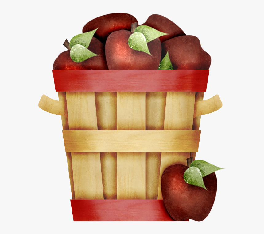 Fall Apple Basket Clip Art